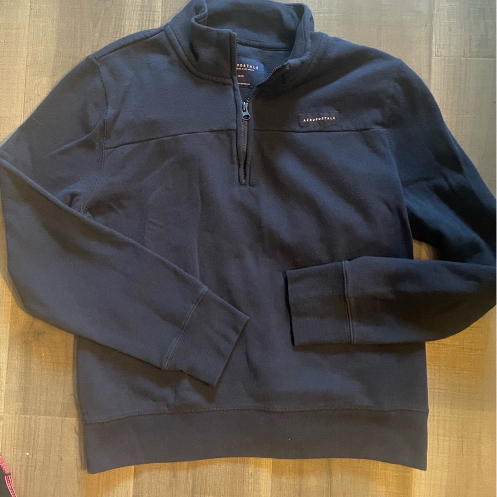 Aeropostale Men's Navy 1/4 Zip